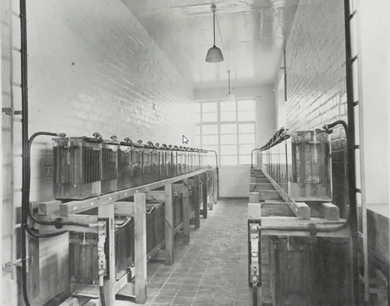 ERNIE D.C battery room