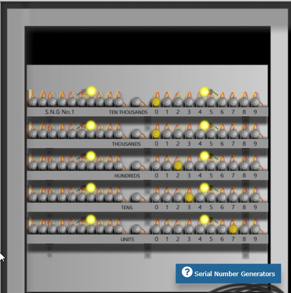 Virtual ERNIE Serial Number Generator